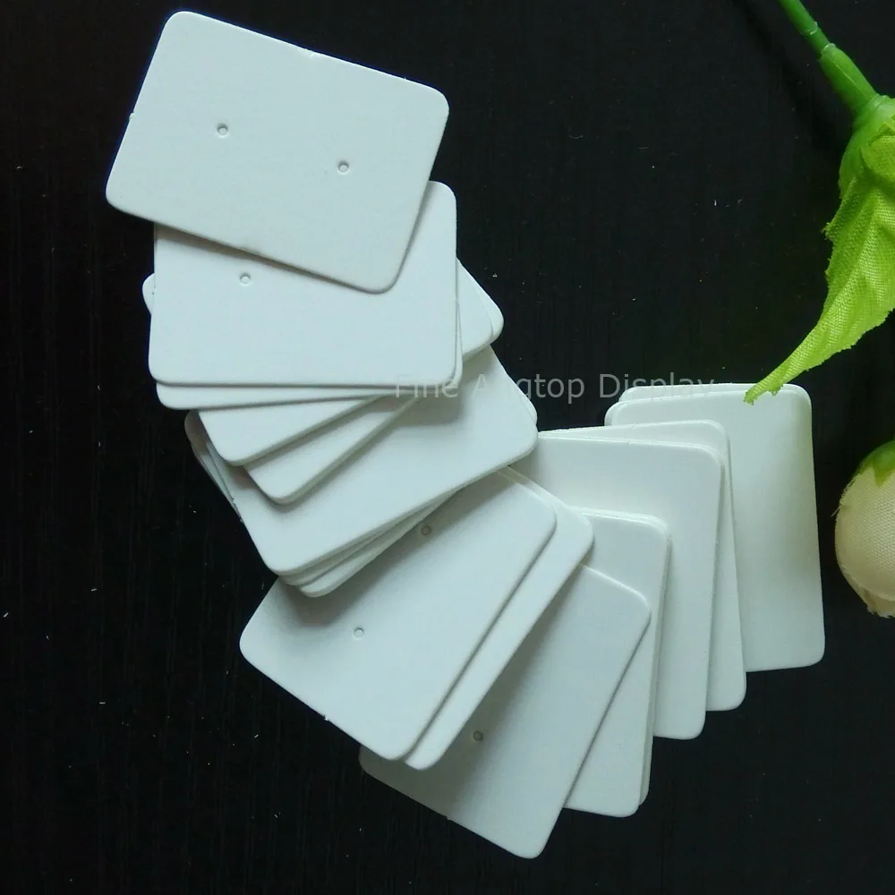 

Free Shipping 200pcs/lot White Earring Cards Earring Paper Packing Cards Jewelry Cards 3.5x2.5cm