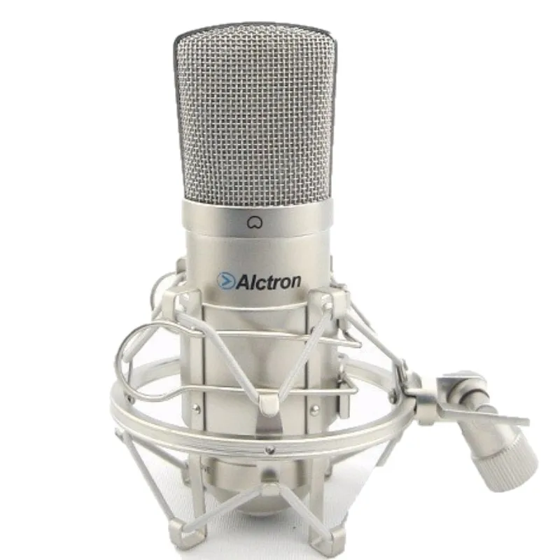 Alctron MC001 конденсаторный микрофон pro Студийный микрофон для записи с чехол для переноски записывающий микрофон