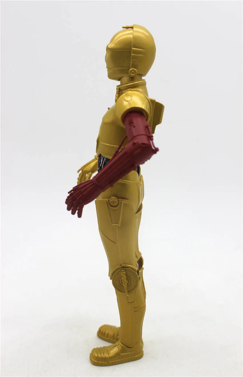 Звездные войны Золотой робот C3po Коллекция фигурка C-3PO фигурка для фанатов подарок на праздник NF5