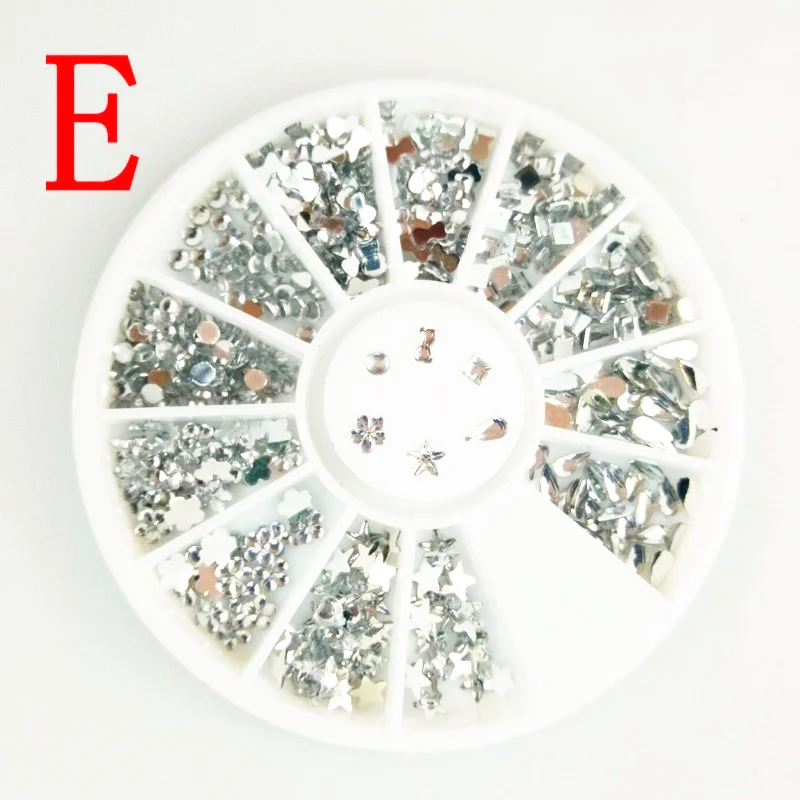 9 видов 3d украшения для ногтей Акриловые Алмазные формы стразы дизайна