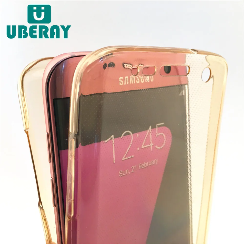Полностью закрытый чехол Siago 360 ультратонкие чехлы для телефонов из ТПУ Samsung Galaxy S8