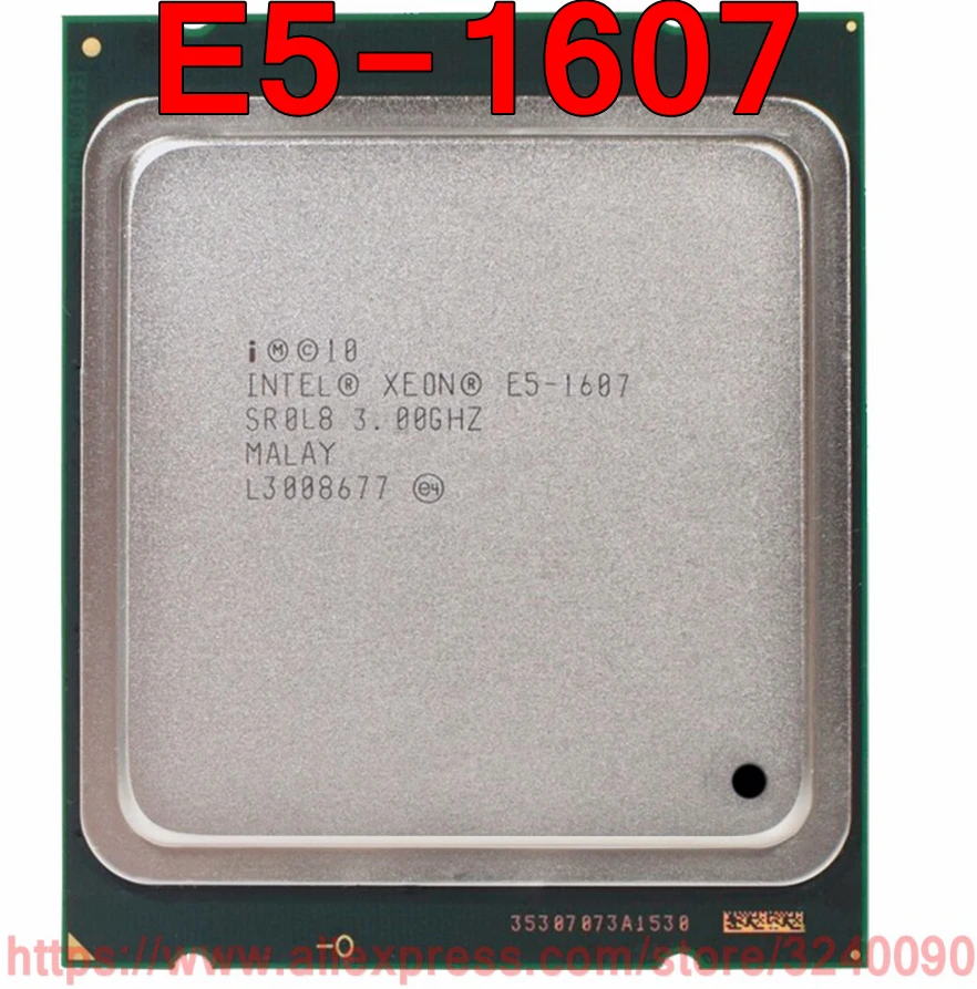 Intel ЦП Xeon E5-1607 SR0L8 3,00 ГГц 4-ядерный 10 м LGA2011 E5 1607 процессор Быстрая Отправка товара