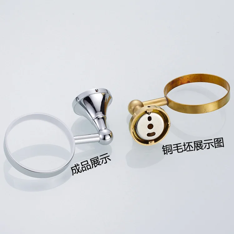 Бесплатная доставка держатель для туалетной щетки из латуни полированный