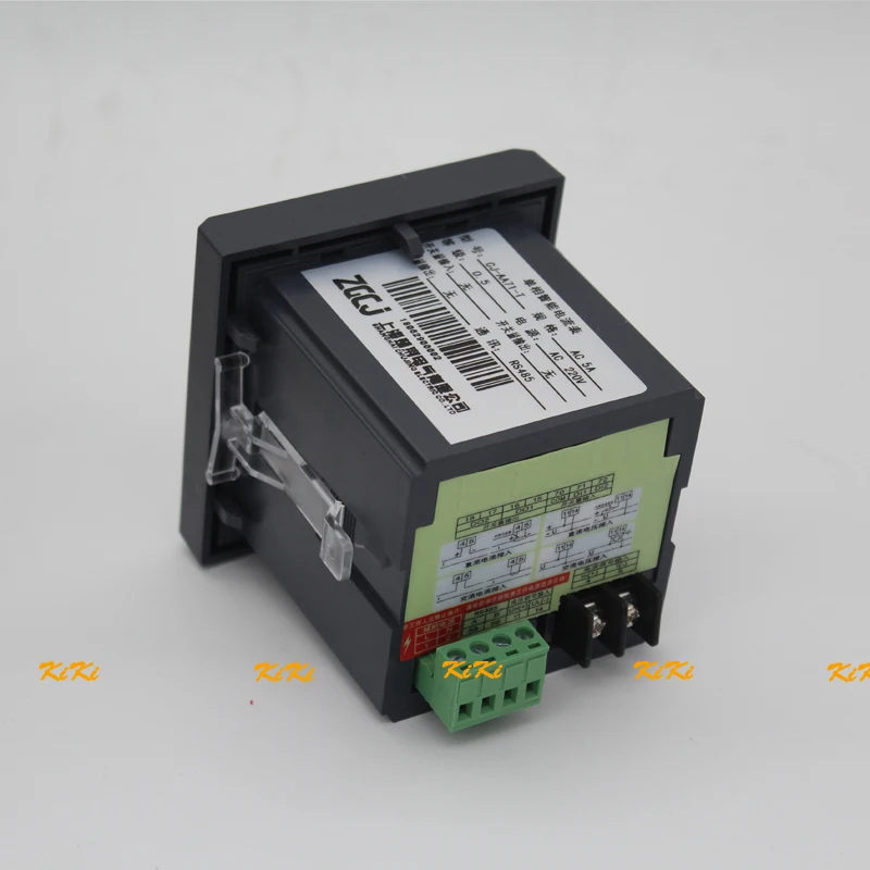 Черный 80*80 мм 0 5A amperemeter цифровой Интеллектуальный AC Ампер метр с RS485 связь Modbus RTU
