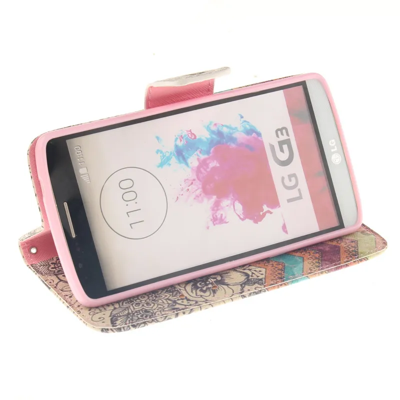 TopArmor Luxury PU Leather Case Cover For LG G3 D858 Card Slots Flip Wallet phone case Bags Fundas Coque | Мобильные телефоны и