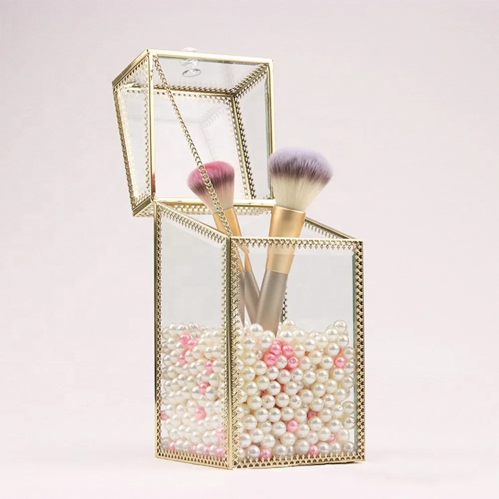 Многофункциональный металлический Квадратный Настольный контейнер для