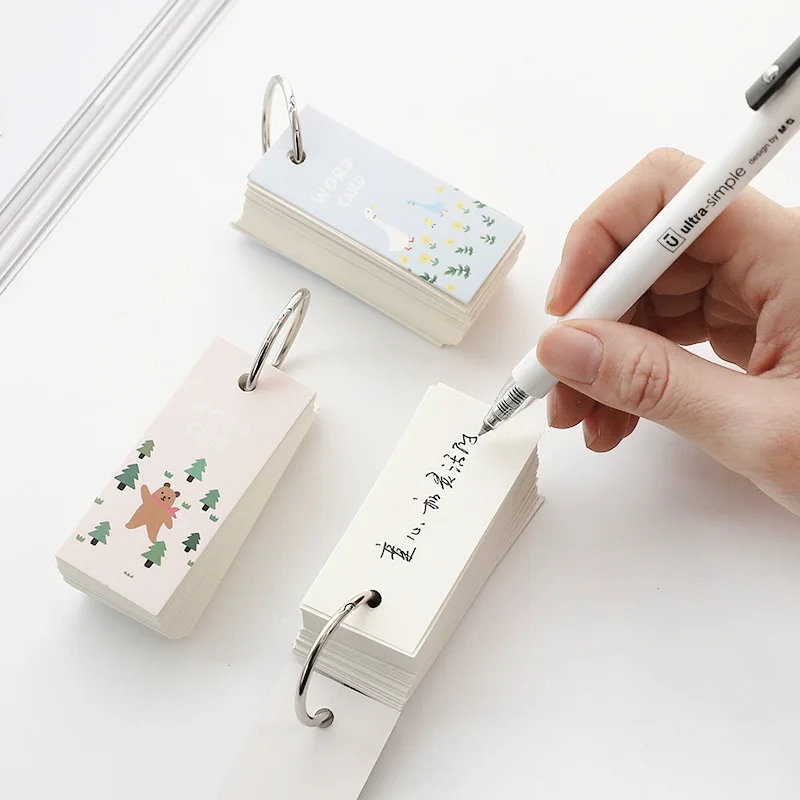 1 шт. блокнот для заметок английская книга слов портативная карта памяти пустая