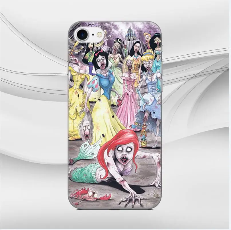 Style 1 Print Princess Tattoo Bumper Silicone Cover Soft TPU Phone Case For Google Pixel 2 3 4 3A XL 2XL 3XL Lite 4XL Rubber Fundas - Цвет: Style 1