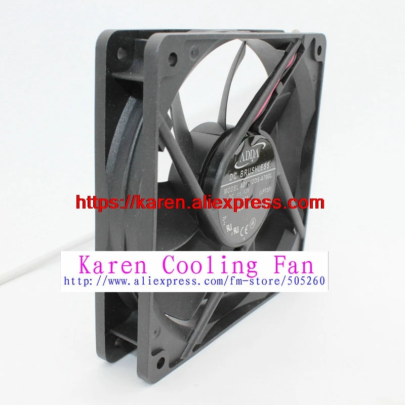 Новый Оригинальный ADDA AD1212DS A70GL DC12V 0.13A 120*120*25 мм 12 см 12025 вентилятор охлаждения