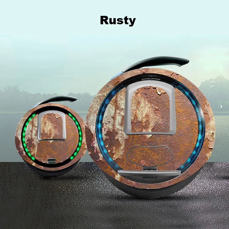 Rusty Ninebot E+ Защитная Наклейка для скутера Captin America Iran Man декоративная наклейка водонепроницаемая для Ninebot Balance Scooter E/C - Цвет: Rusty