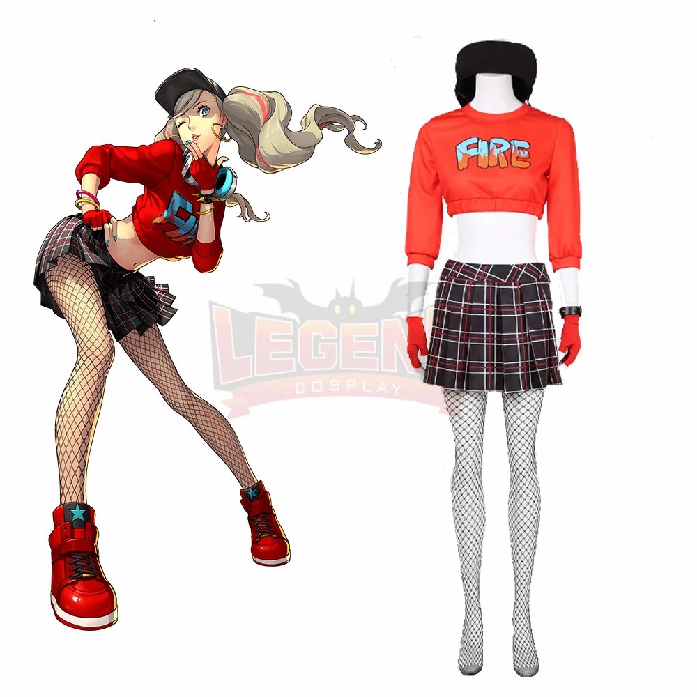 Игра Persona 5 Ann Takamaki Косплей Костюм P5D 5: танцы в Звездном стиле костюм на заказ