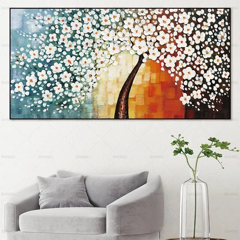 Картина на холсте Настенная картина абстрактное дерево художественные картины