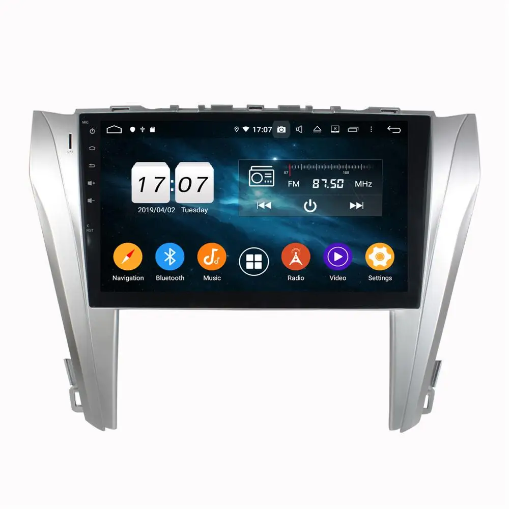 4 + 64 ГБ Android 9 0 автомобильный без DVD плеера GPS навигация для Toyota Camry Aurion 2014 2017