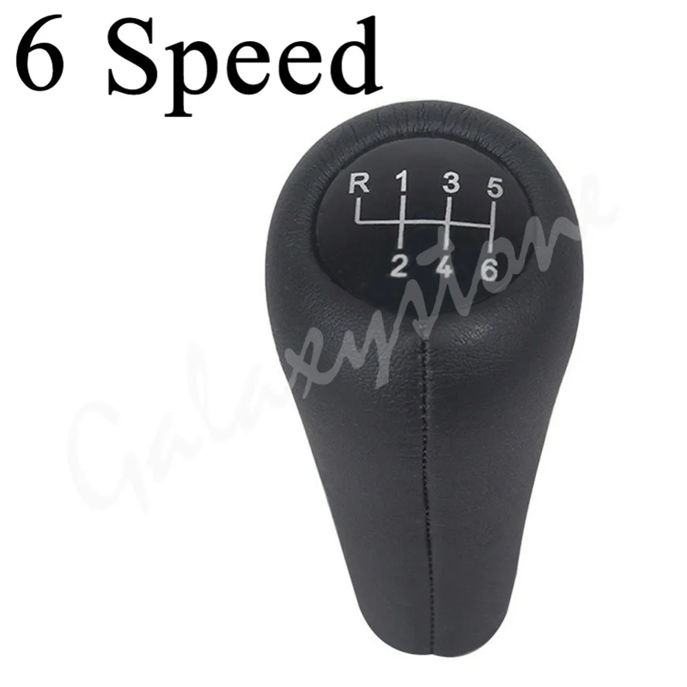 5 SPEED 6 Car GEAR SHIFT KNOB PU LEATHER For BMW E28 E30 E32 E34 E36 E38 E39 E46 X1 | Автомобили и мотоциклы