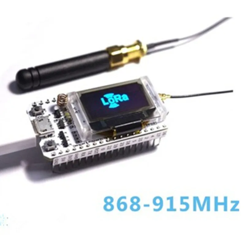 Модуль LoRa ESP32 868 МГц/915 МГц модуль Wi-Fi SX1276 IOT макетная плата с антенной для Arduino