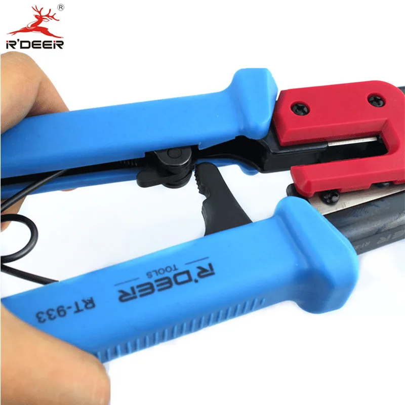 Обжимные плоскогубцы RDEER Network RJ45 обжимные 4P/6P/8P клеммы для зачистки проводов