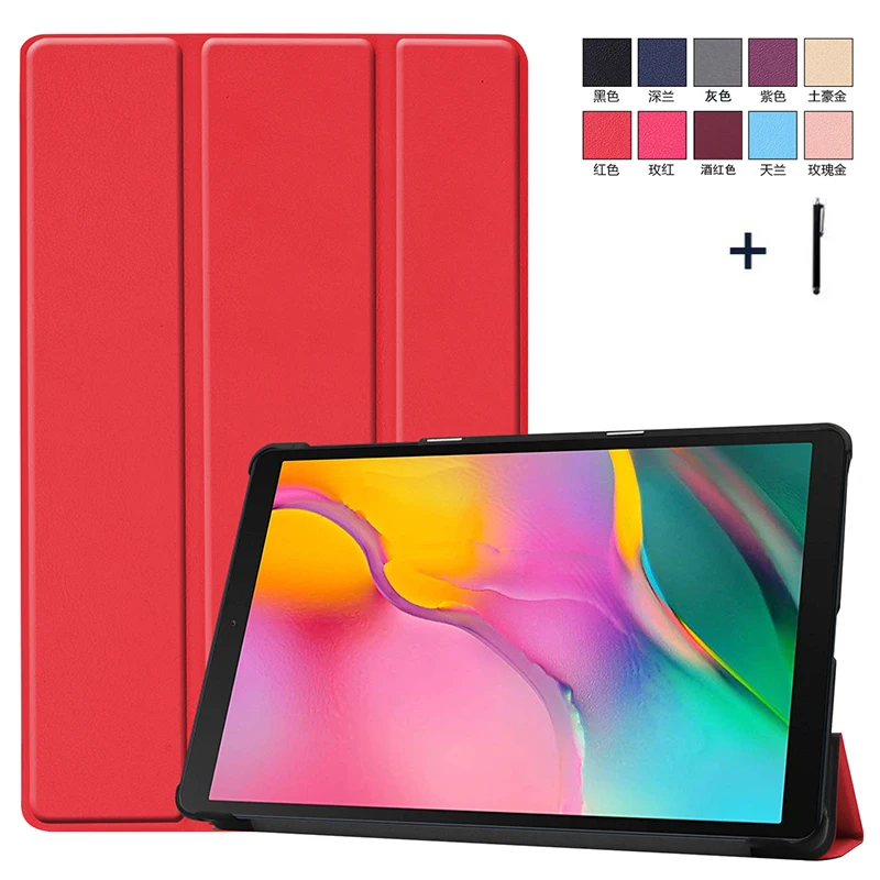 Магнитный флип чехол из искусственной кожи для Samsung Galaxy Tab A 10 1 '񟭓 SM T510 T515 +
