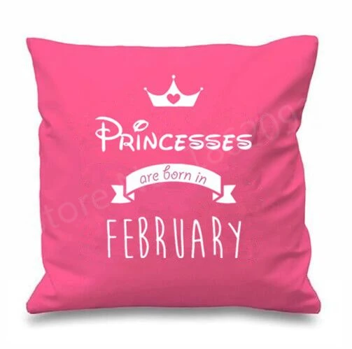Персонализированная наволочка принцесса девочка подарок на день рождения