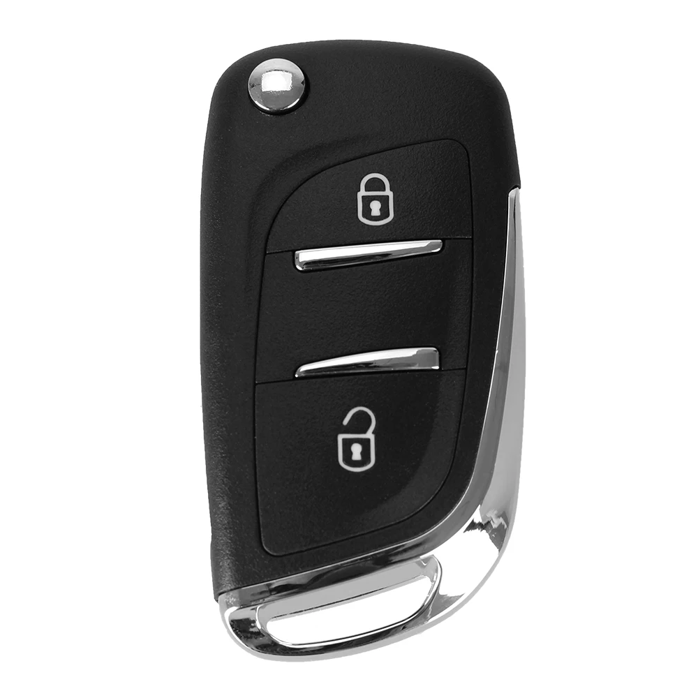 Dandkey 2 кнопочный откидной складной чехол для автомобильного ключа Citroen C2 C3 C4 C5 C6 C8