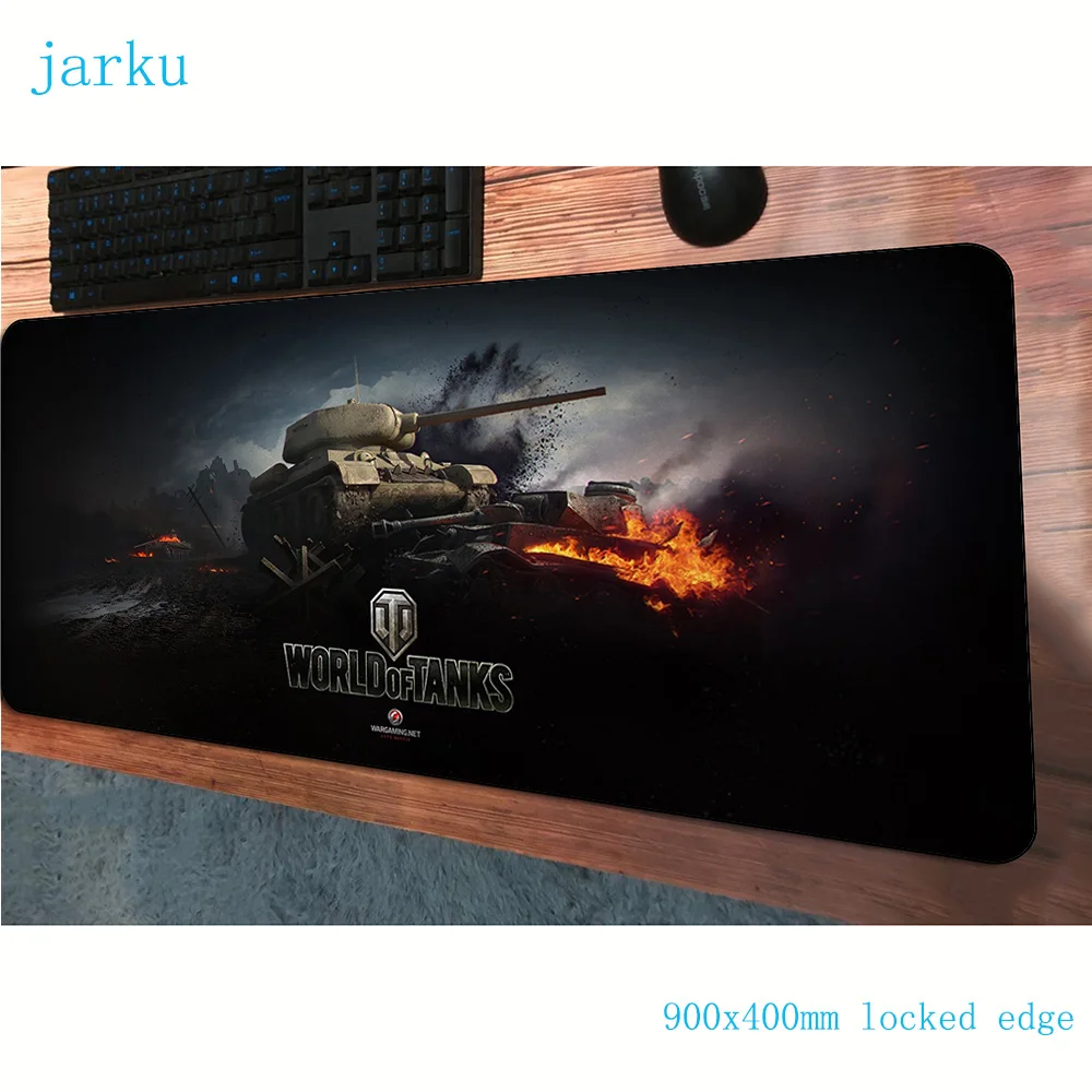 world of tanks padmouse 900x400x3mm gaming mousepad game big mouse pad gamer computer desk 3d mat notbook mousemat pc | Компьютеры и