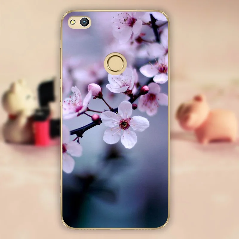 YHT Для huawei P9 Lite, чехол для huawei P8 Lite для телефона, мягкий силиконовый чехол для huawei Honor 8 Lite, ТПУ, защитный чехол на заднюю панель - Цвет: YHT