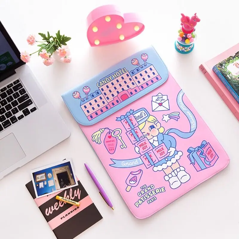Сумка для ноутбука с рисунком Bentoy Milkjoy сумка 15 13 12 дюймов Mac iped чехол держатель
