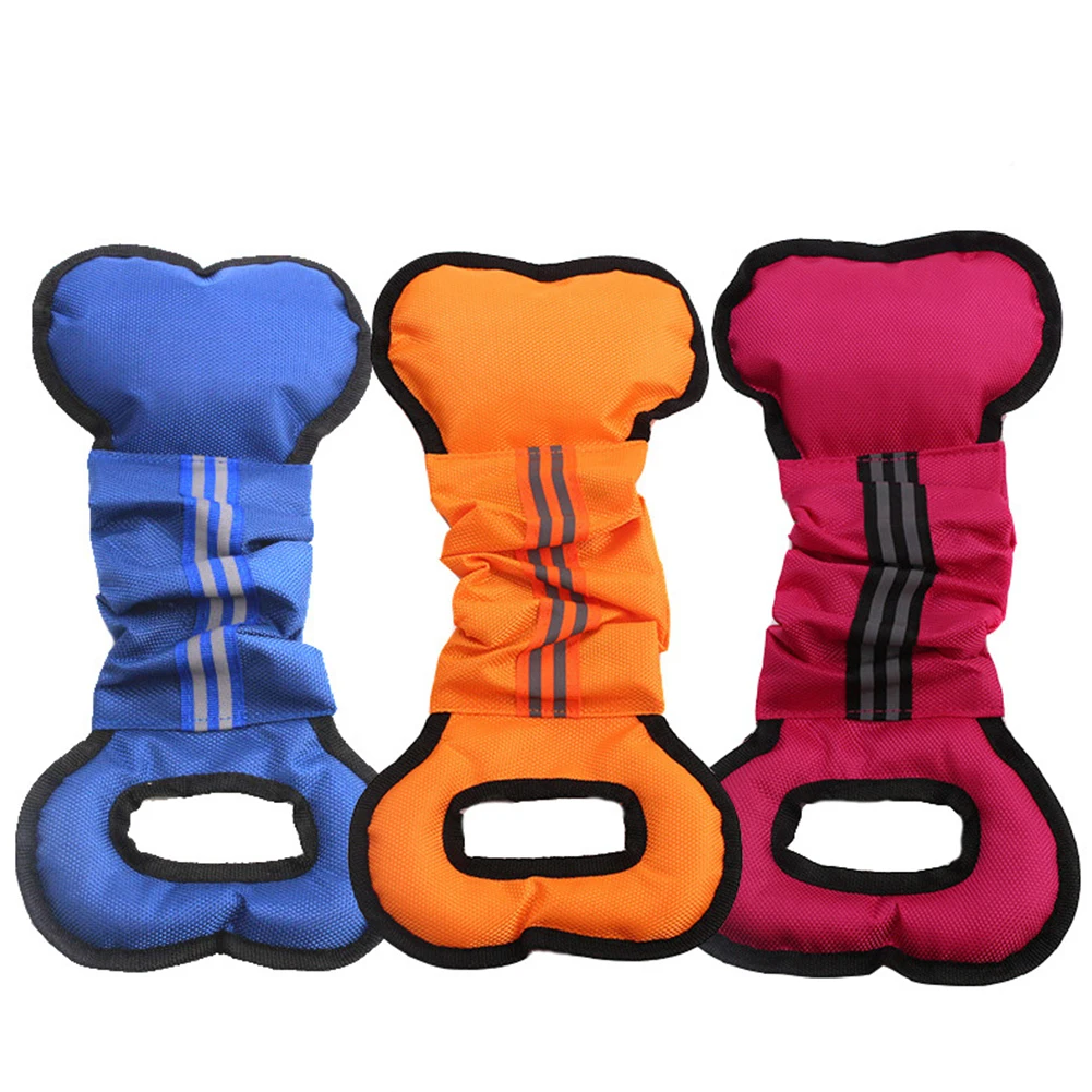 Bone Type Molar Accessories Portable Interactive Dog Toy Gift Biting Ring Training Oxford Cloth Pet Supplies Outdoor Teeth Chew | Дом и сад