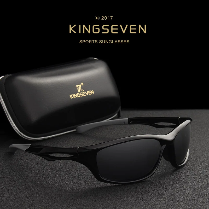 KINGSEVEN мужские солнцезащитные очки для вождения поляризационные ночного видения
