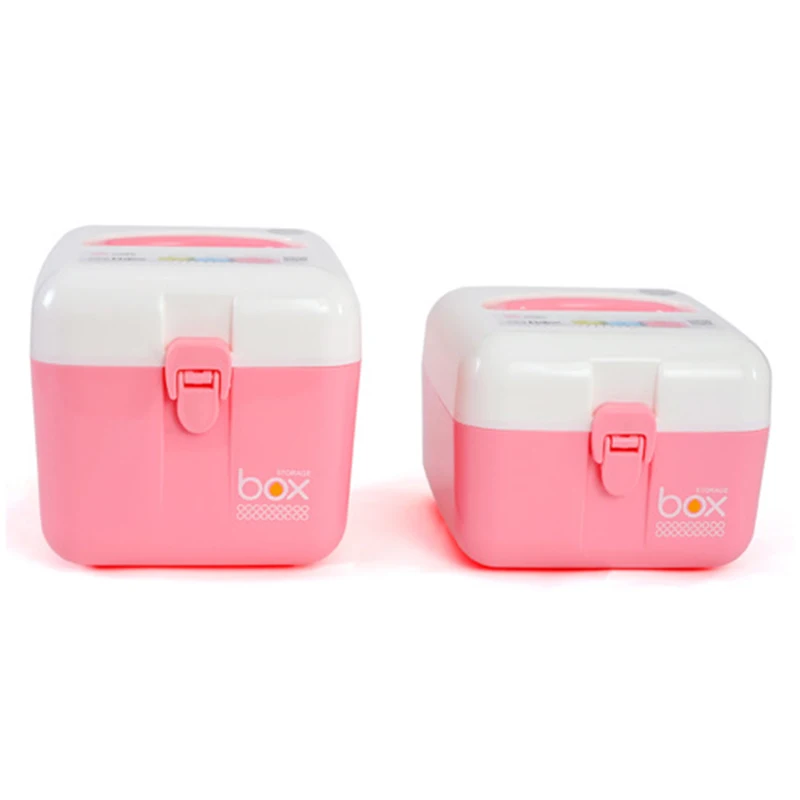 Ящик для хранения с замком шкафчик лекарств прочный отсеками HG0305|medicine cabinet|storage