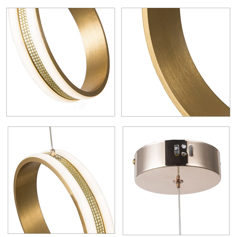 Светильник ing современный скандинавский геометрический розовое золото Led