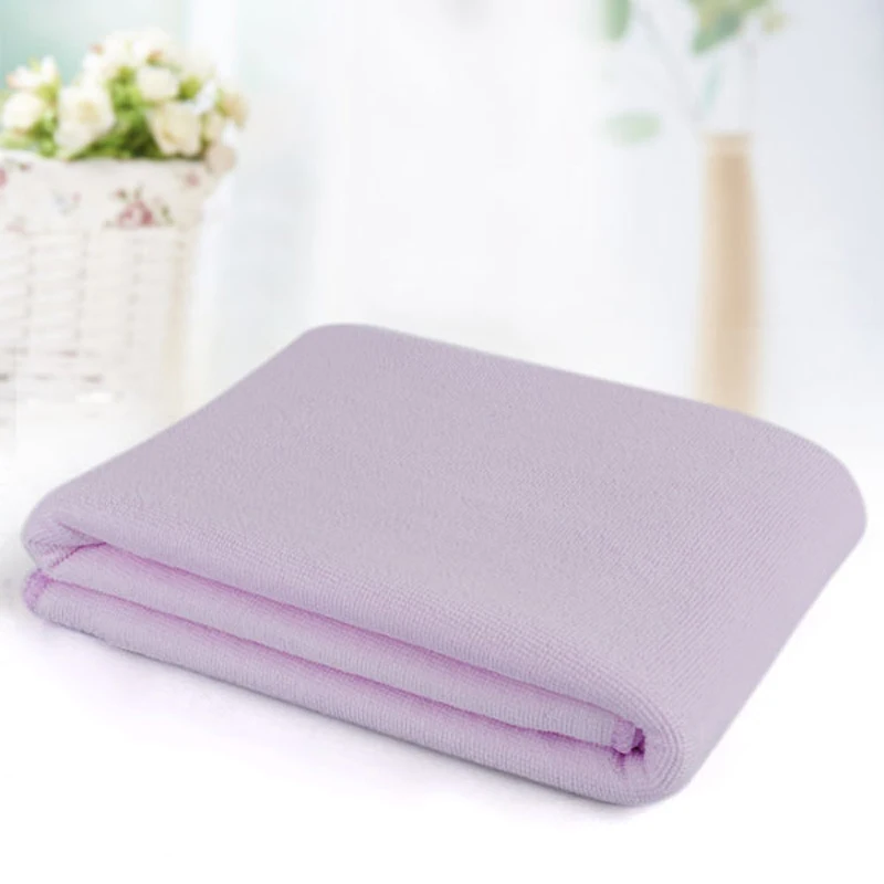 H 70 x 140 cm Fiber De Bambou Microfibre Rapide Douche Bath Towel Douce Super Absorbant Home Textile Large Thick Towel - Цвет: H