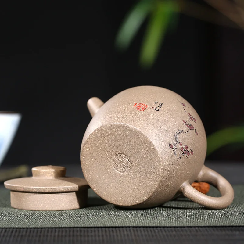 Фиолетовый песок чайник и Teaware Оригинальный мини-грязевой горшок маленький