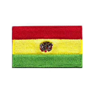 bolivia South American flag embroidery iron on patches for clothing - Цвет: bolivia