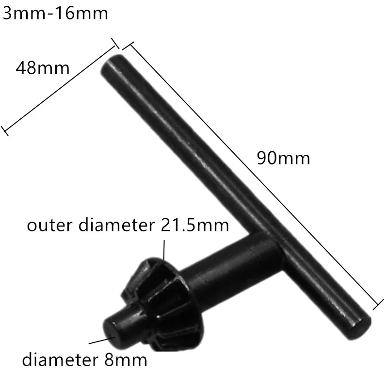 3mm-16mm 6 размеров Многофункциональный патрон для электрической дрели Ключи гаечный ключ бытовые электрические инструменты аксессуары - Цвет: 3mm-16mm