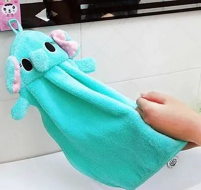 Новое Детское мягкое полотенце для рук детское пляжное с мультяшным животным