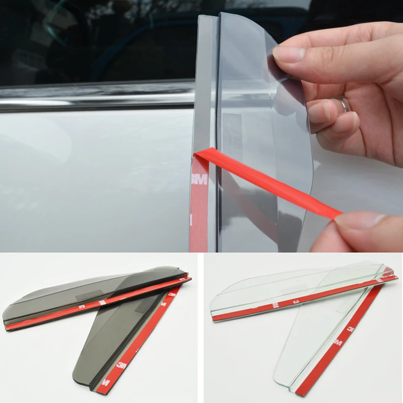 2 шт. зеркало заднего вида для автомобиля защита от дождя и бровей Peugeot 206 207 208 301 307