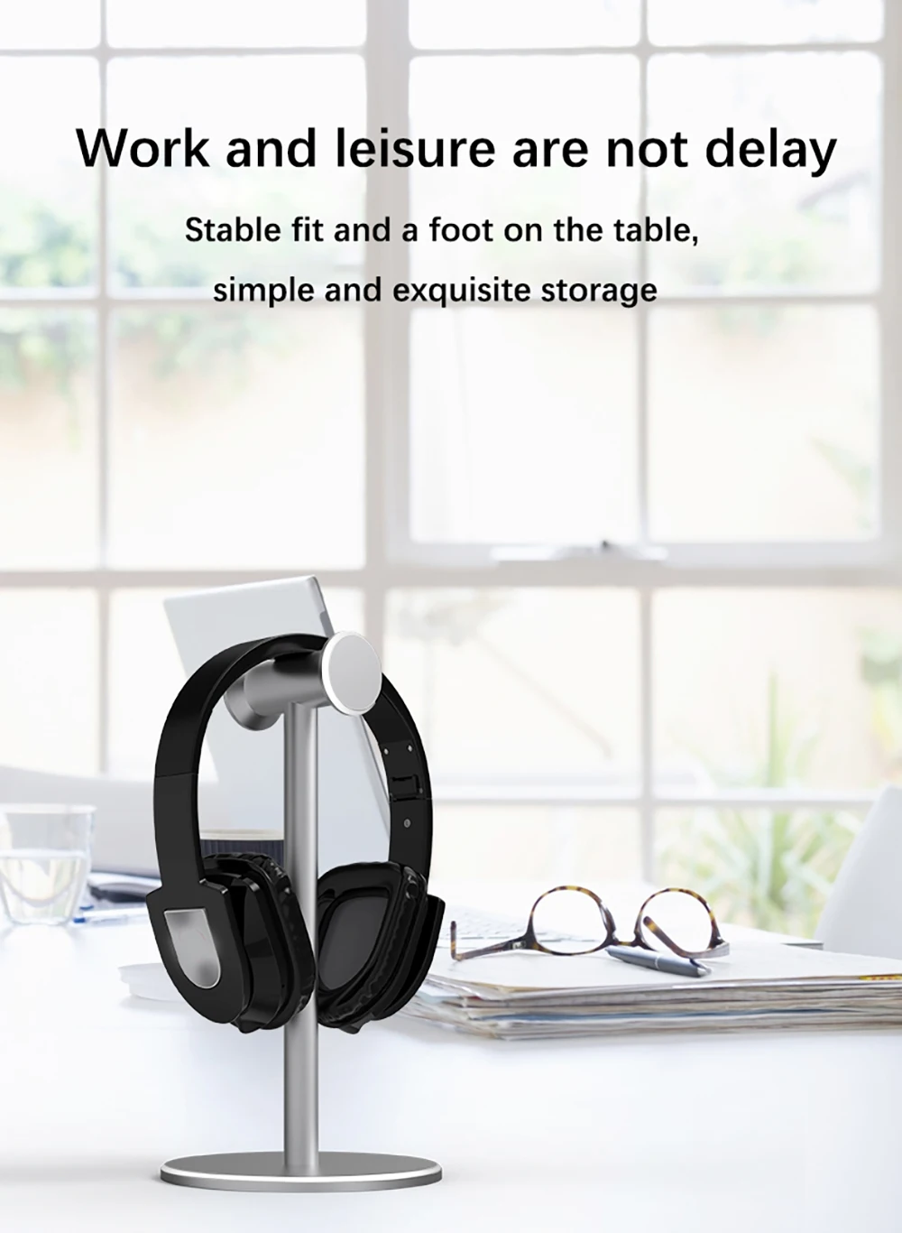 Heaton, металлический Bluetooth кронштейн для наушников, подставка, гарнитура, вешалка, модная настольная подставка, алюминиевый сплав, для наушников, наушники