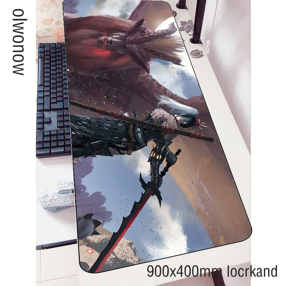 Коврик для мыши monster hunter 90x40 см подставка под ноутбук|Коврики мышей| |