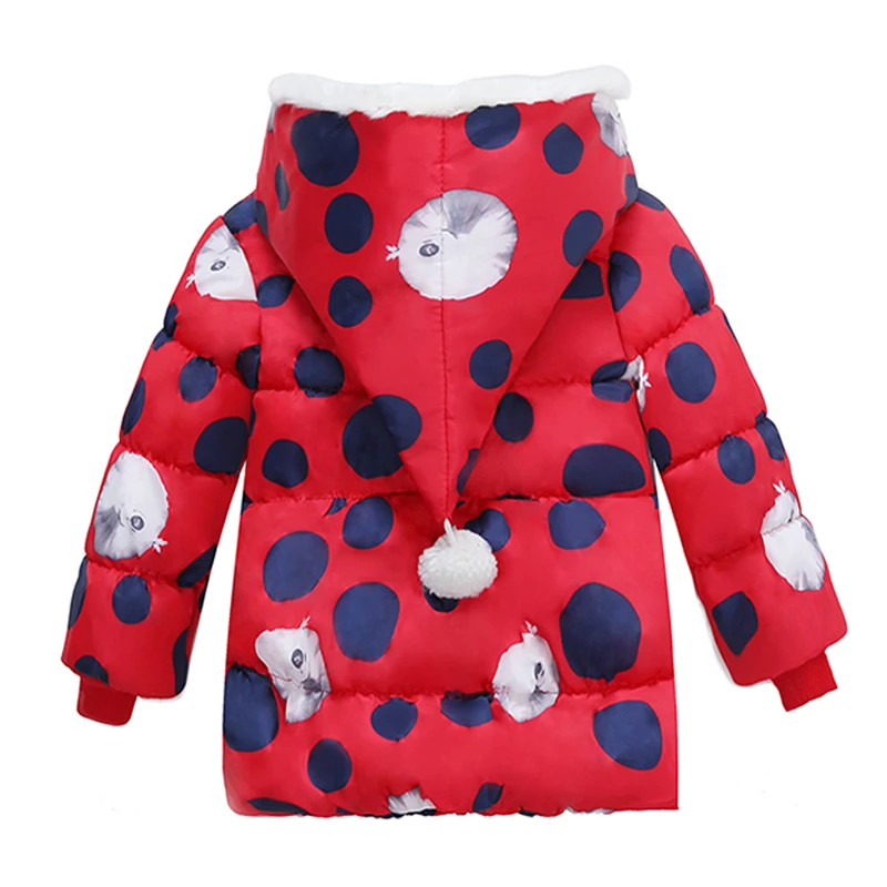 BOTEZAI 2020 Warm Winter Coat Autumn Baby Girls Clothes Hoodies Jacket Kids Outerwear Children Clothing |