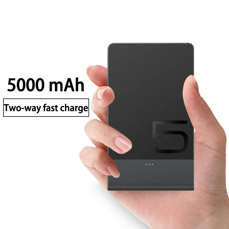 huawei официальный банк питания 5000mAh CP06 двухсторонняя Быстрая зарядка 5V 2A банк питания для iPhone X XS XR 8 samsung Xiaomi