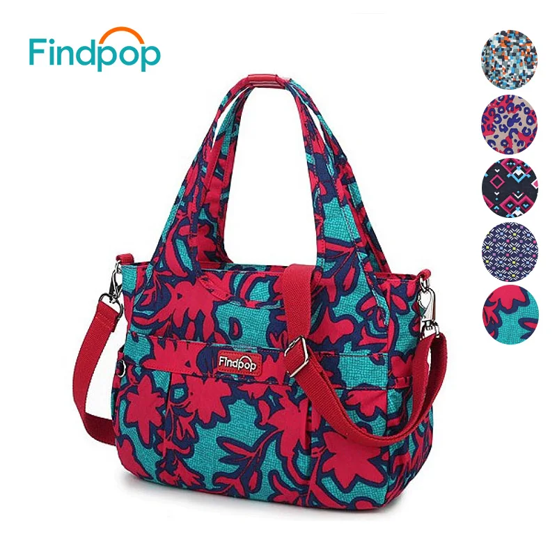 Findpop цветочные сумки для Кроссбоди модные повседневные холщовые через плечо