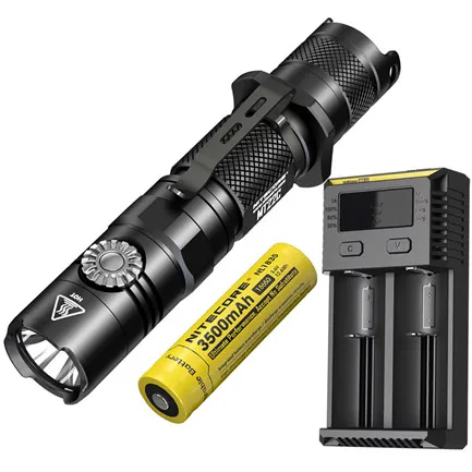 MT22C NL1835 I2 NITECORE MT22C тактический фонарик CREE XP-L HD V6 Макс 1000 люмен 8600cd поворотный переключатель луч бросать 185 измерительный прибор наружный поисковый фонарь - Испускаемый цвет: MT22C NL1835 I2