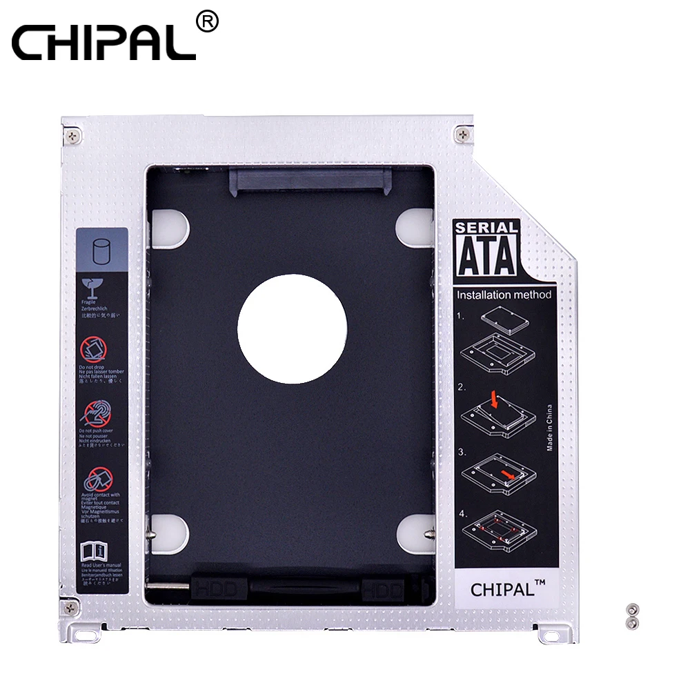 Алюминиевый корпус жесткого диска CHIPAL SATA 3 0 9 5 мм для Macbook Pro Air 13 &quot15&quot 17 &quotSuperDrive