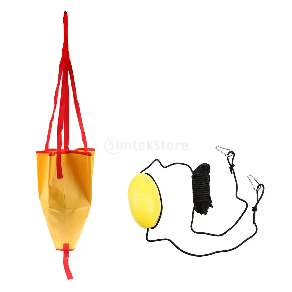 Желтый ПВХ 18 &quotУниверсальный Морской якорь фальцовочный тормозной носок для