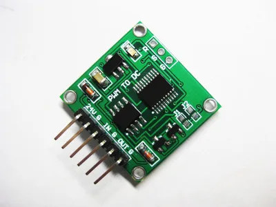ШИМ преобразование напряжение PWM в 0 5V 10V низкочастотный 5 ~ 500Hz линейное модуль