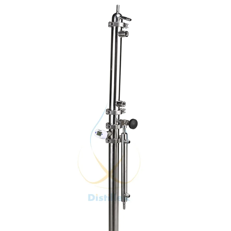 1 5 &quotOD50.5mm Узел отбора ректификация Нержавеющая Сталь 304|Фитинги для труб| |