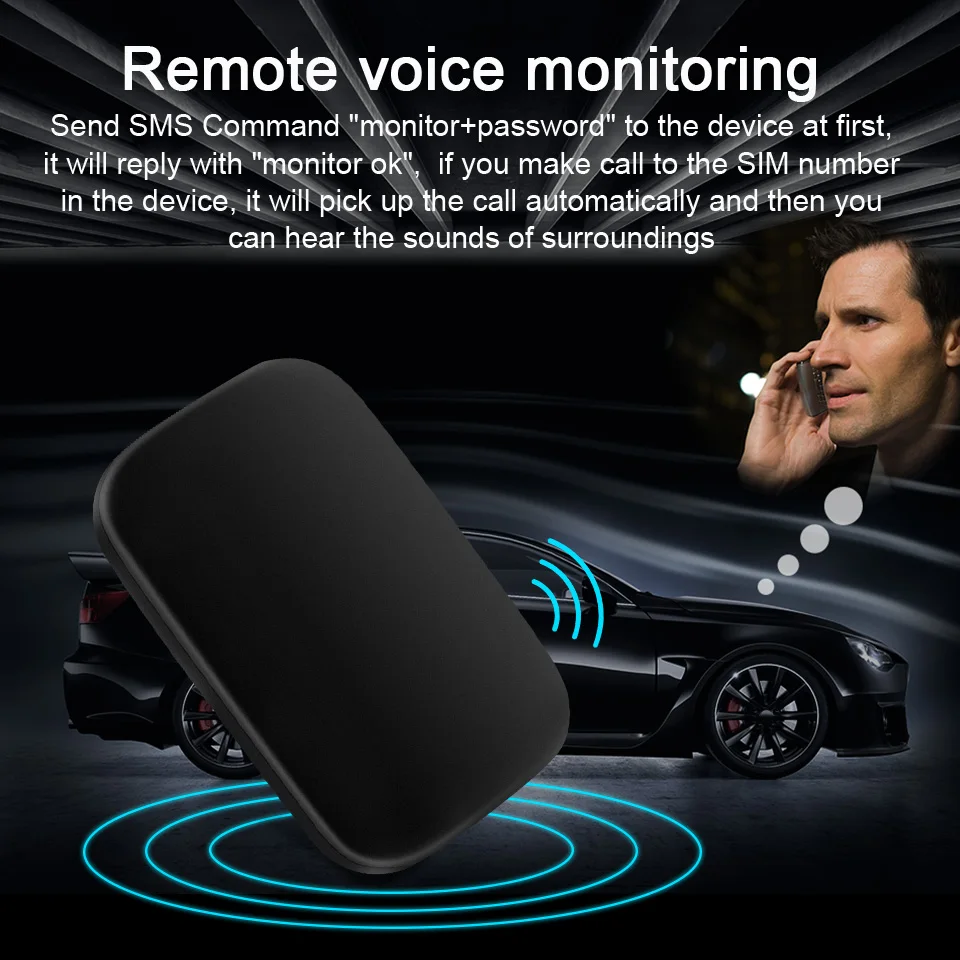 Автомобильный GPS трекер LK930 6000 мАч/12000nAh длинный режим ожидания Портативный Магнит