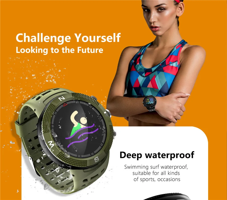 GIAUSA F18 gps часы мужские спортивные Смарт-часы фитнес-трекер монитор сердечного ритма плавание IP68 Smartwatch подключение IOS Android телефон