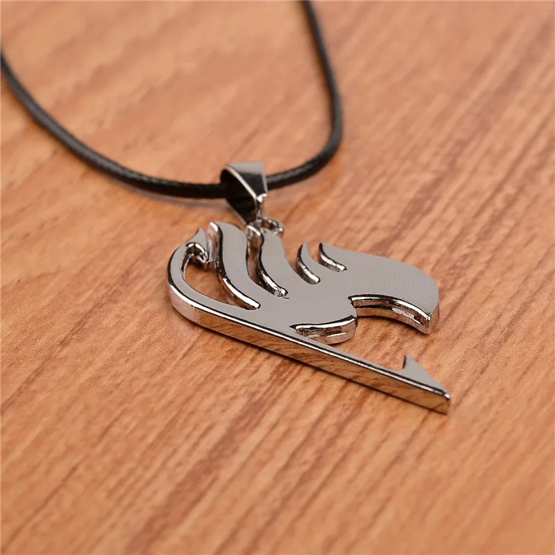 Оптовая продажа 24 шт./лот ожерелье Феи хвост Посеребренная Подвеска с веревкой