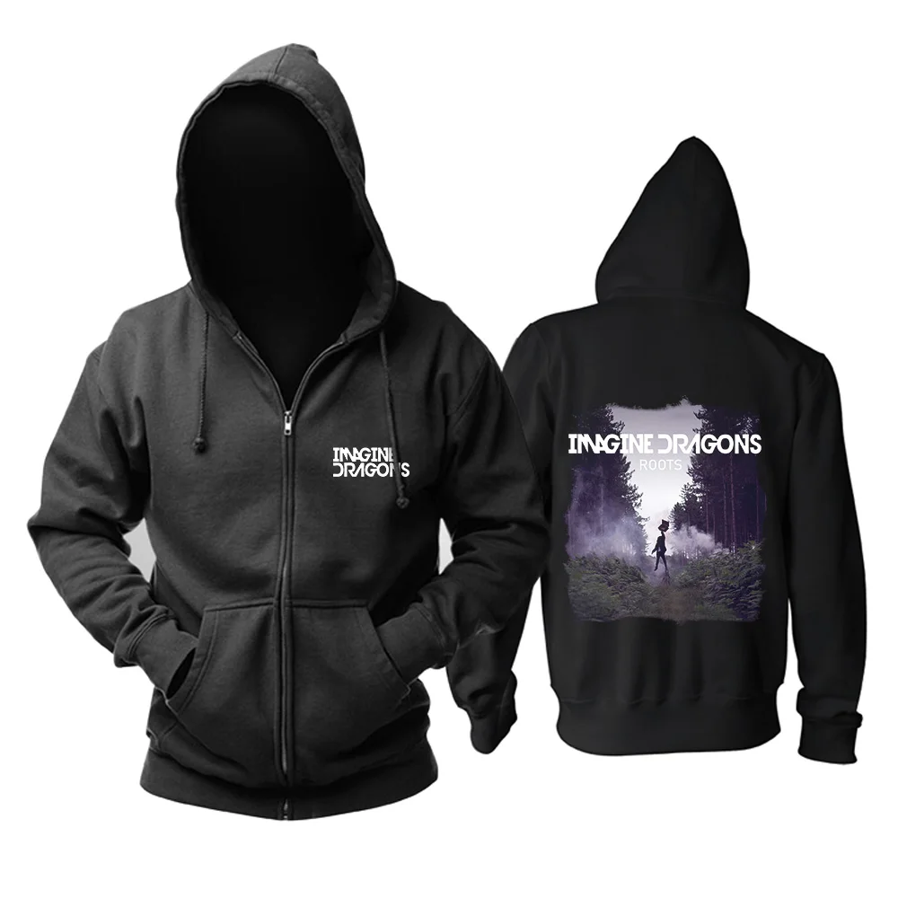 17 дизайнов Imagine Dragons Rock толстовки брендовая одежда в виде ракушки куртка панк тяжелый металл на молнии флисовый спортивный костюм - Цвет: 10